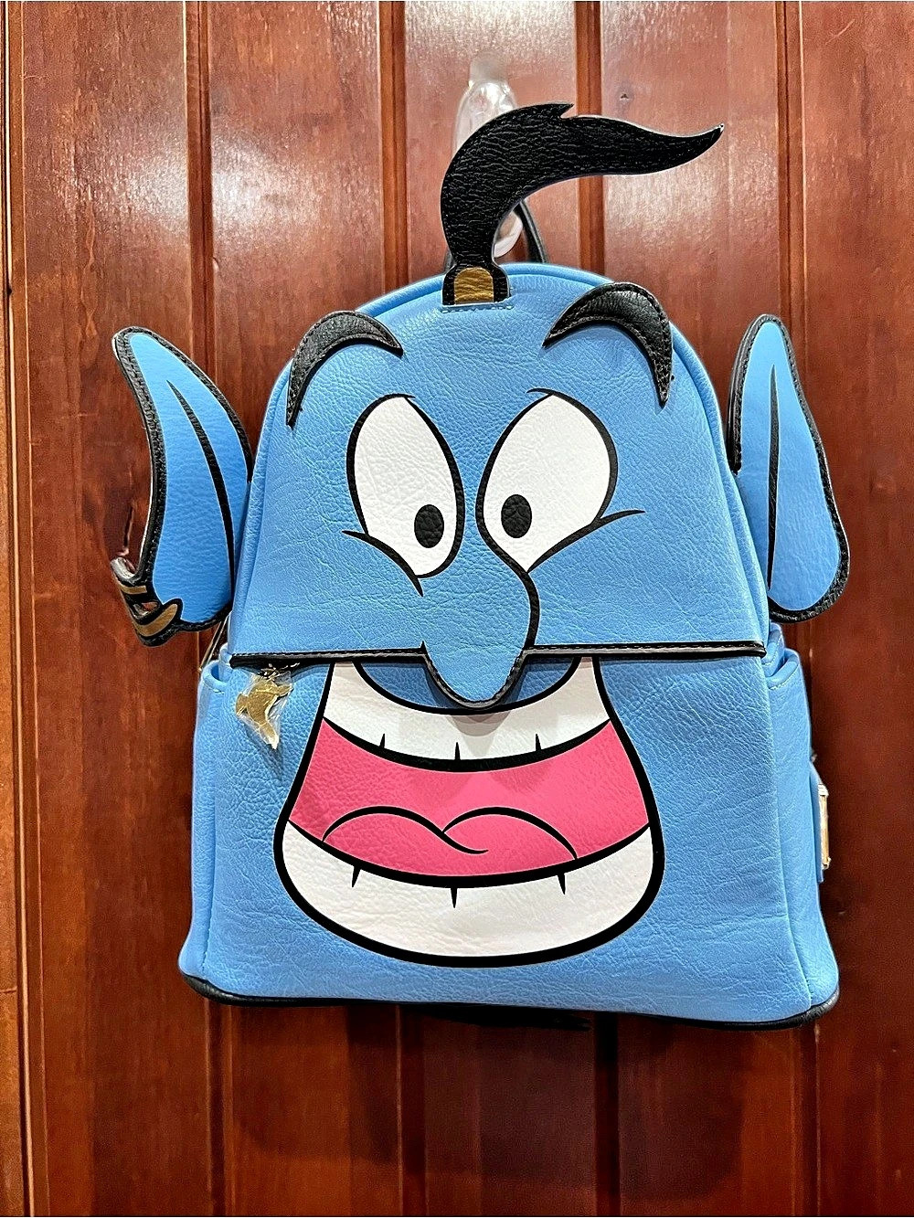 Loungefly Disney Parks Genie Mini Backpack Blue & Black Mini